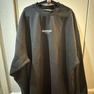 Fear of God Essentials Charcoal Crewneck Sweater